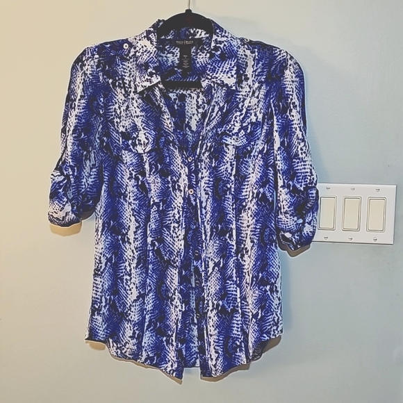 'White House/Black Market' Silk Blouse - Picture 1 of 4